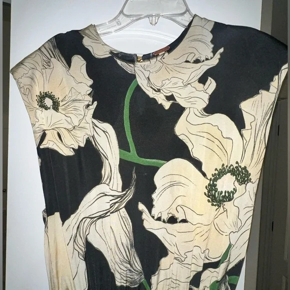 JOHANNA ORTIZ Act Of Passion Silk Midi-Dress Sz: 6 - Picture 8 of 15